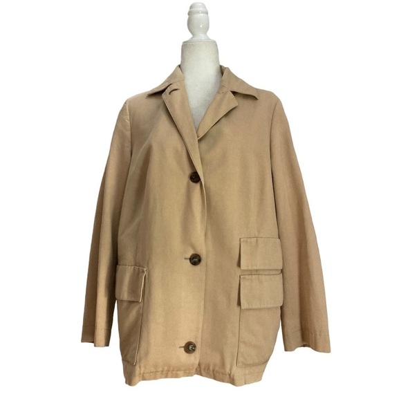 AKRIS Trench Jacket Coat adjustable to 3/4 length Option - Picture 10 of 11